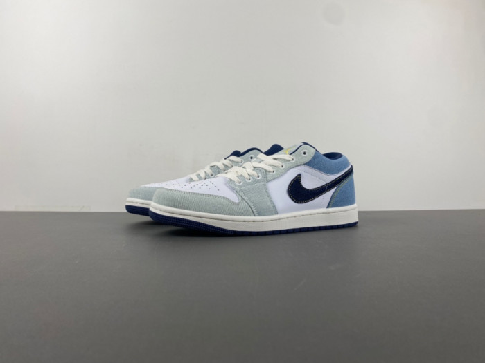 Air Jordan 1 Low SE ''Denim Star Blue'' LH0648-141