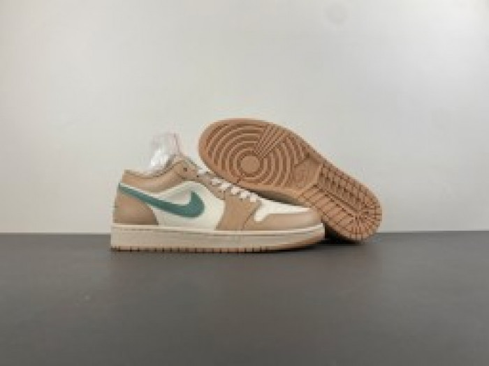 Air Jordan 1 Low Light Orewood Brown Hemp DC0774-130
