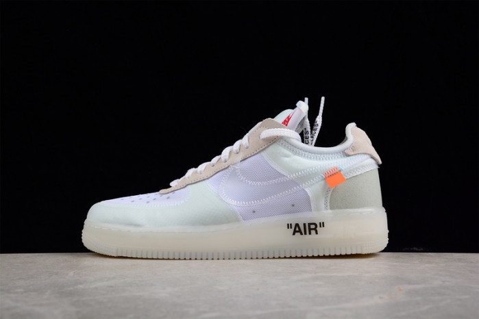 NIKE AIR FORCE 1 LOW OFW All White AO4606-100