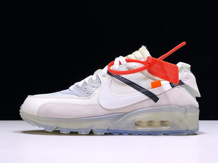 OFW x Nike Air Max 90 Sail Muslin Virgil Abloh AA7293-100