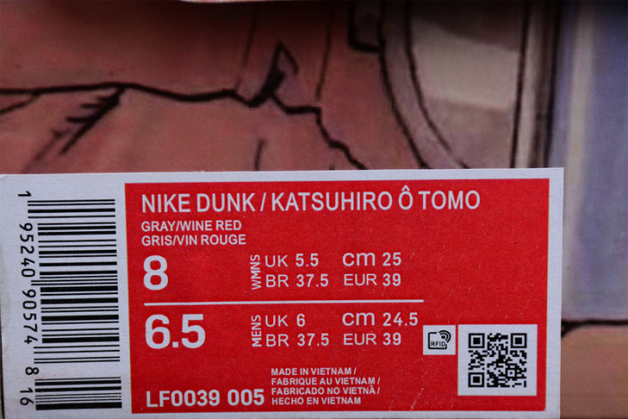 Otomo Katsuhiro x Nike SB Dunk Low Steamboy OST Dark Red Blue LF0039-005