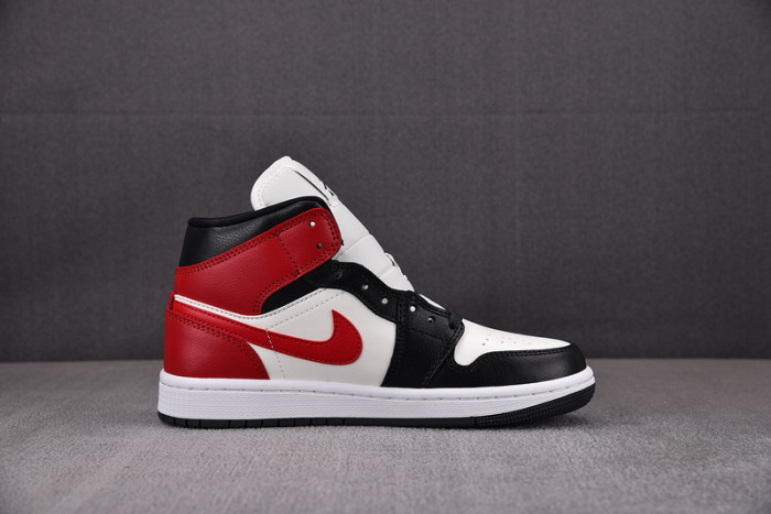 Jordan 1 Mid Gym Red Off Noir (Women