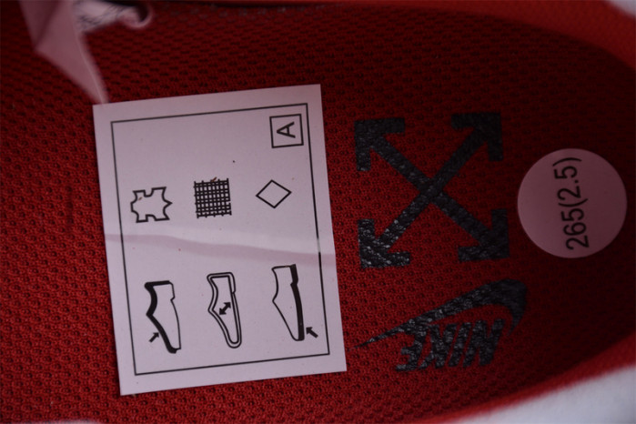 NIKE OF X AIR FORCE 1 LOW RED