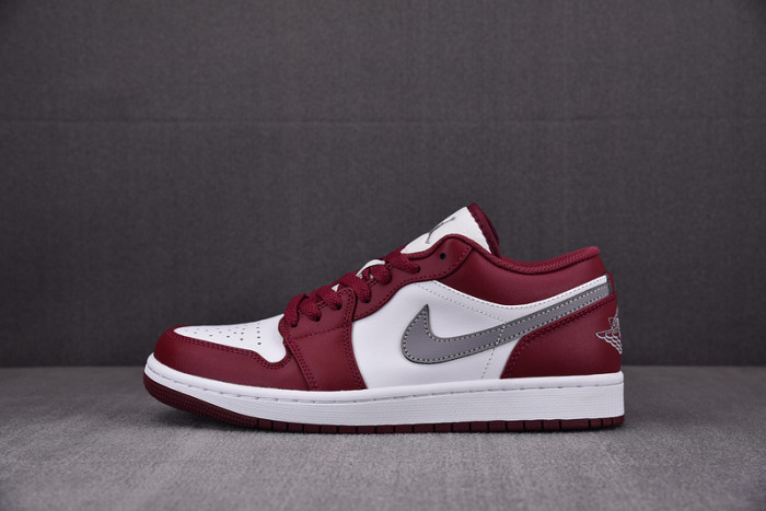 Jordan 1 Low White Bordeaux 553558-615