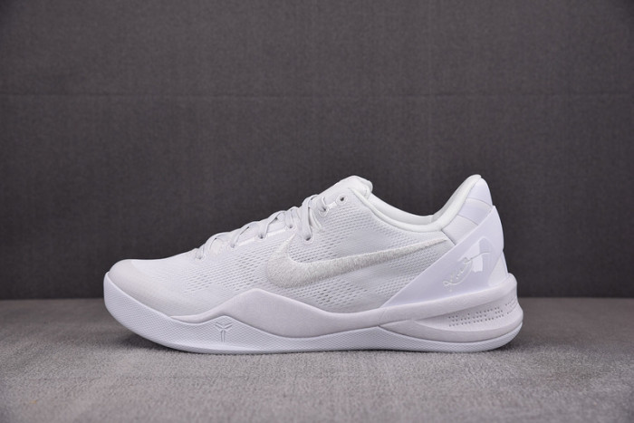 NIKE KOBE 8 PROTRO TRIPLE WHITE FJ9364-100