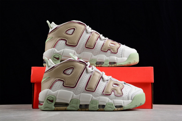 NIKE AIR MORE UPTEMPO SHOES "EARTHY" LIGHT BONE DX8955-001