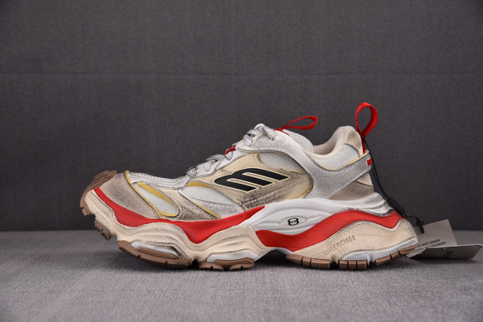 Balenciaga Cargo Sneaker ''Worn-Out - Beige Red''