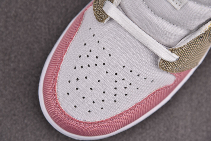 Jordan 1 Mid SE Pastel Vivid Green Grind (GS) DJ0338-100