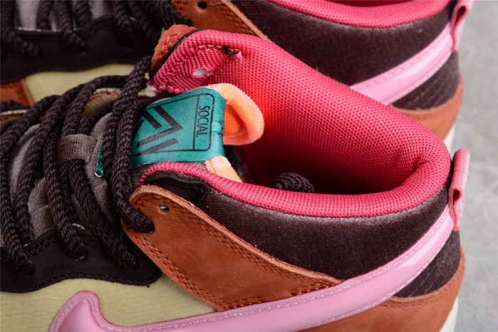 Nike SB Dunk Canvas/Mid Soft Pink-Burnt Brown DJ1173-700