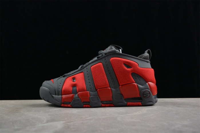 Air More Uptempo Low ''Dark Grey Light Crimson'' FZ3055-002