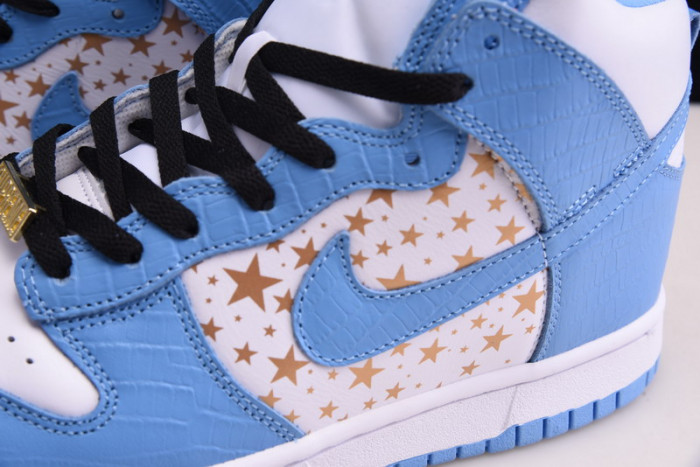nike dunk high pro sb S*p*e blue stars 307385-141