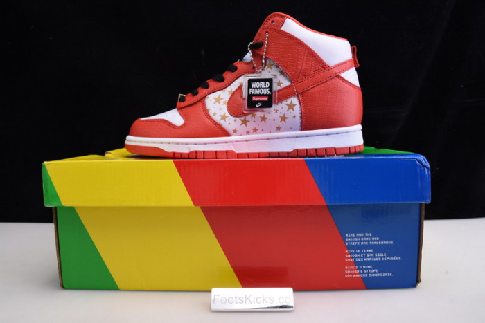 nike sb dunk high S*p*e orange 307385-181