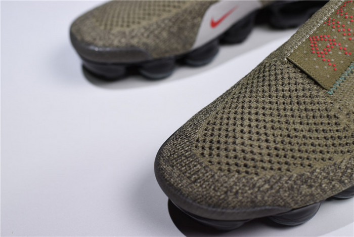 Nike VaporMax FK Moc 2 Natural Olive Habanero Red Air Vapor Max AH7006-200