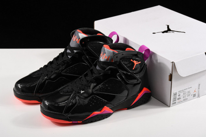 Air Jordan 7 Retro Black Patent Leather 313358-006